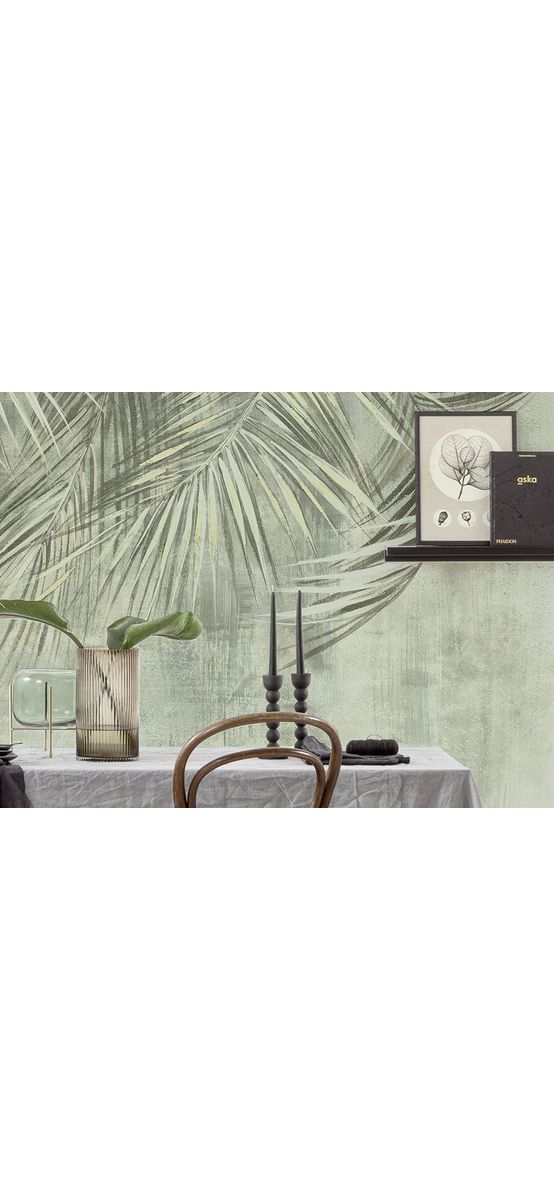Fototapet Palm Fronds, Komar, cu frunze de palmier, 350x250 cm