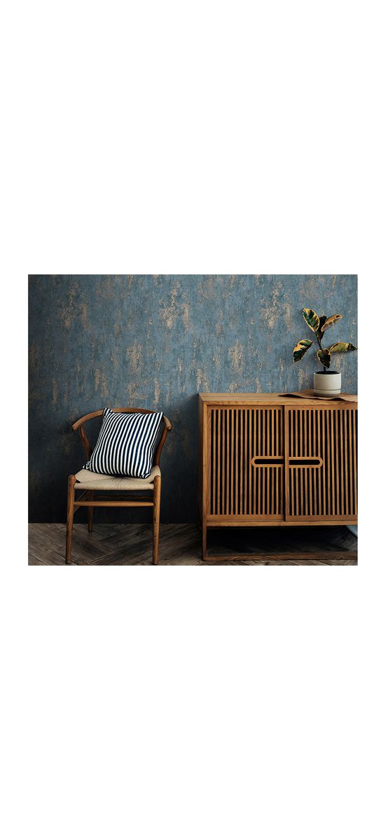 Tapet imitaţie decorativă albastru, Erismann Casual Chic 1027308