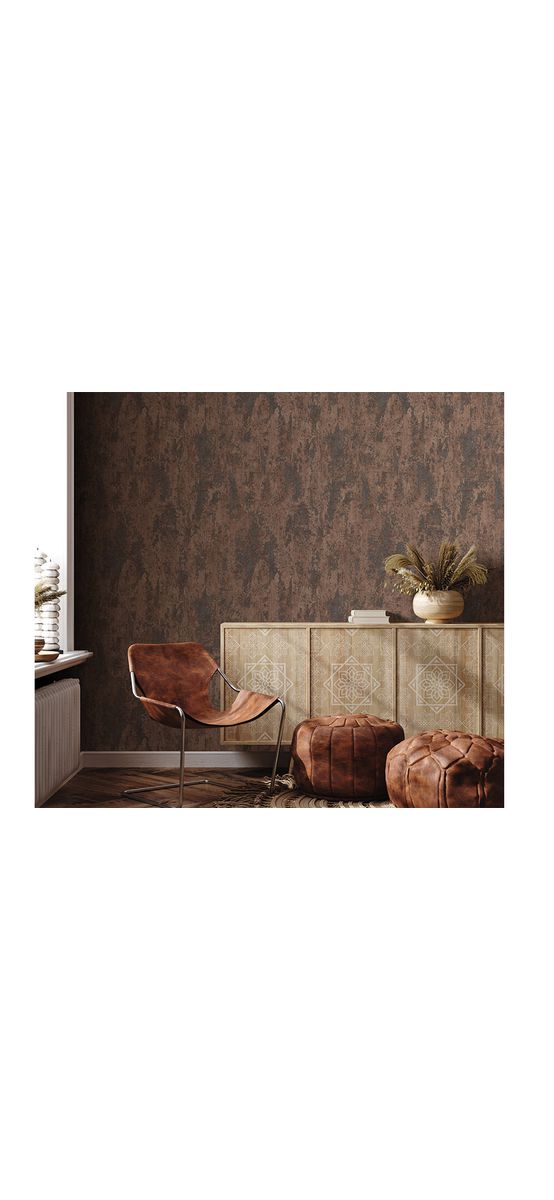 Tapet imitaţie decorativă maro, Erismann Casual Chic 1027311