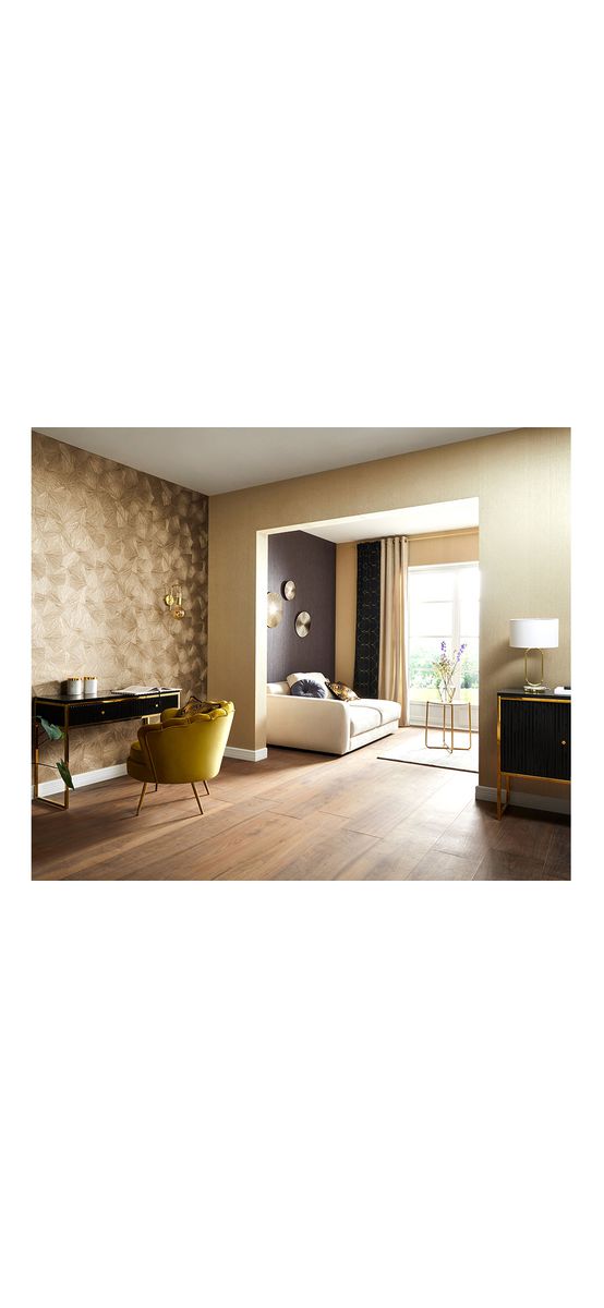 Tapet elegant Japandi auriu, Erismann GMK 3 1021920