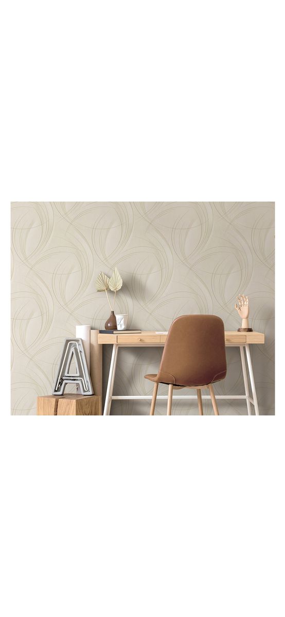 Tapet modern ivoire, model geometric, Erismann GMK 3 1021837