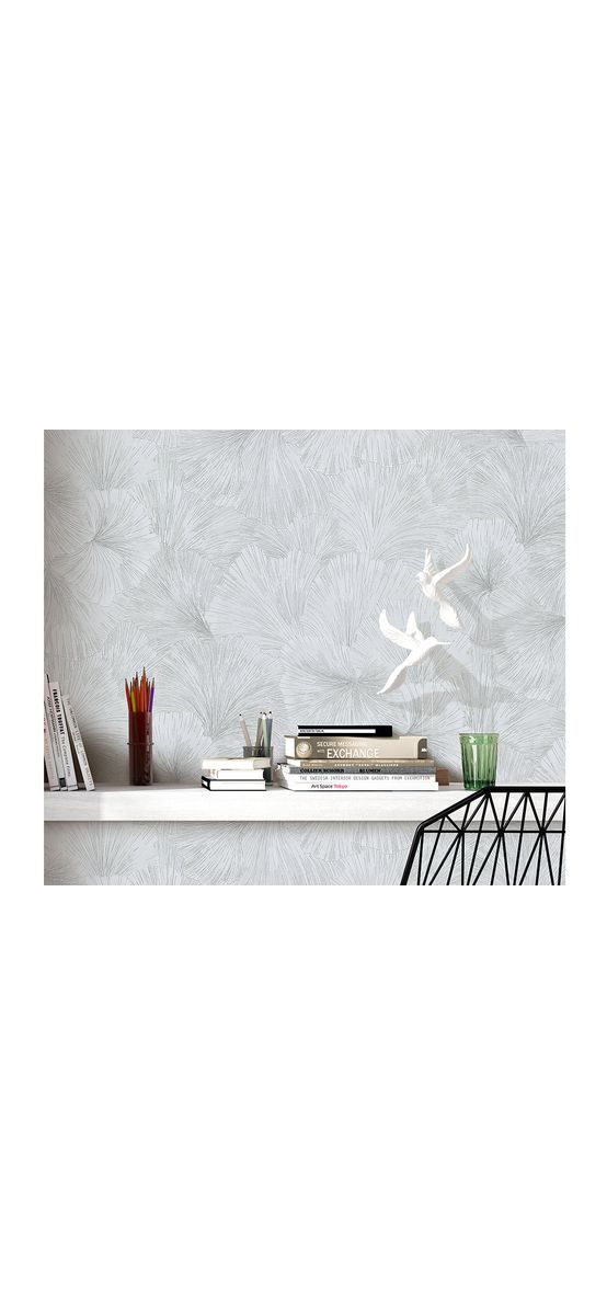 Tapet modern argintiu, Erismann GMK4 1037331, vlies extralavabil