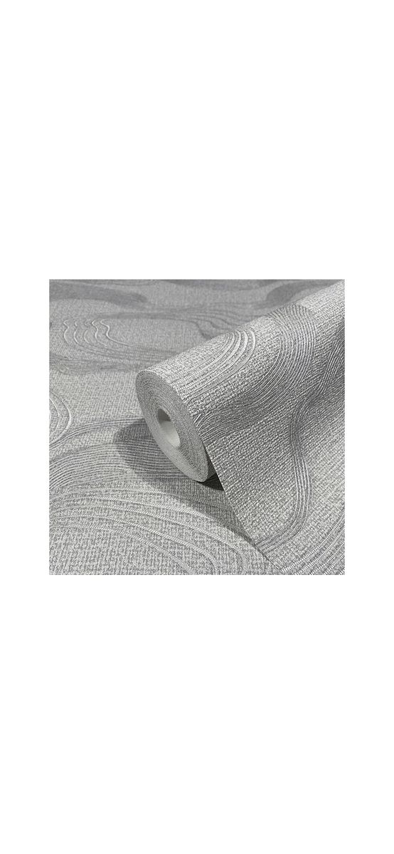 Tapet gri cu model şerpuit, Marburg Kyoto 34536, vlies, rolă de 5mp