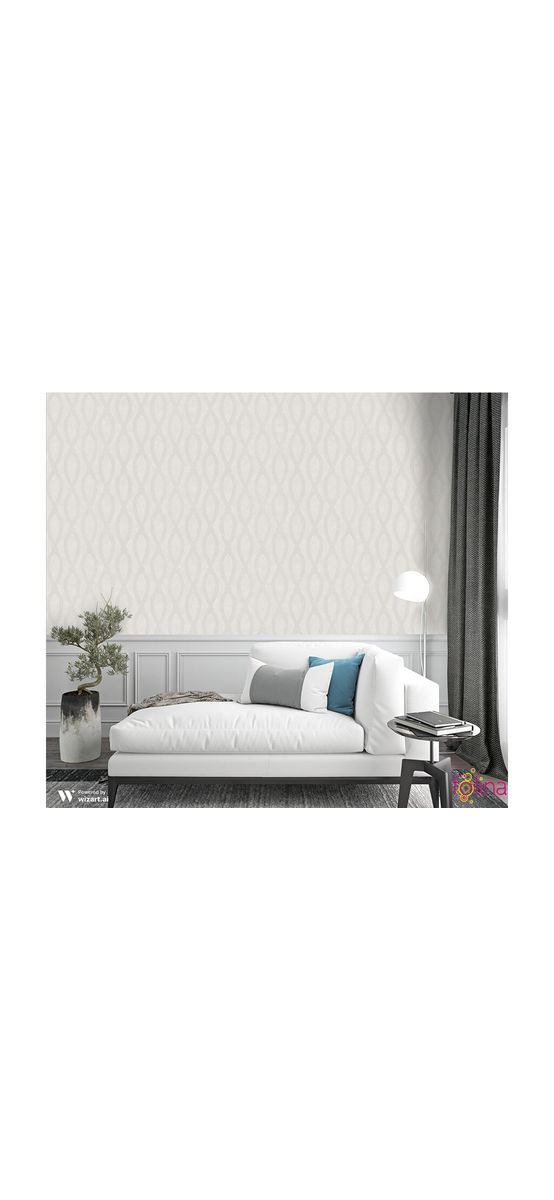 Tapet crem cu model geometric elegant, Marburg Memento 32015, vlies, rolă de 7 metri pătraţi