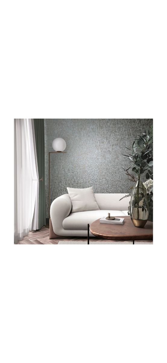 Tapet imitație decorativă turcoaz cu detalii maro, Marburg Ritus 35526, textură sidefată, vlies, rolă de 0.53x10 metri