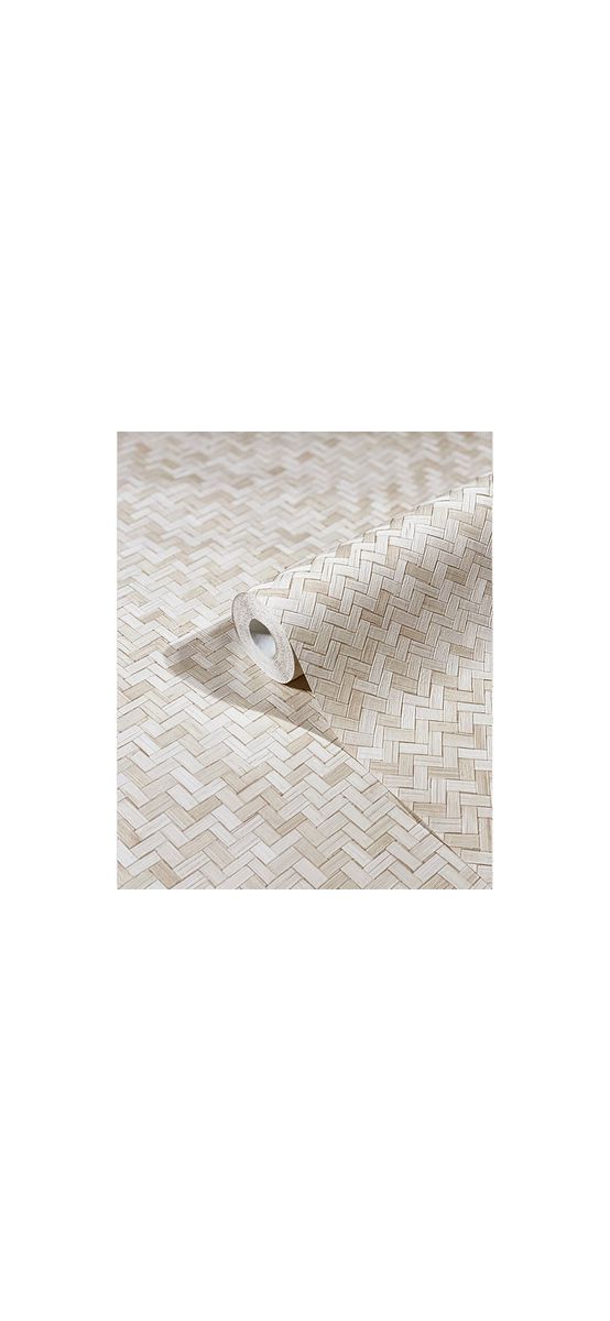 Tapet ivoire cu model geometric, Marburg Botanica 33333