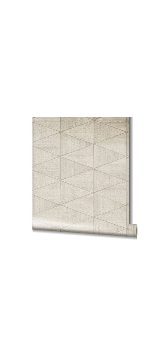 Tapet cu model geometric şi textură lemn, Marburg Travertino 33358, vlies extralavabil