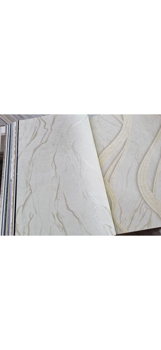 Tapet imitaţie decorativă crem, Marburg Opulence Classic 58202