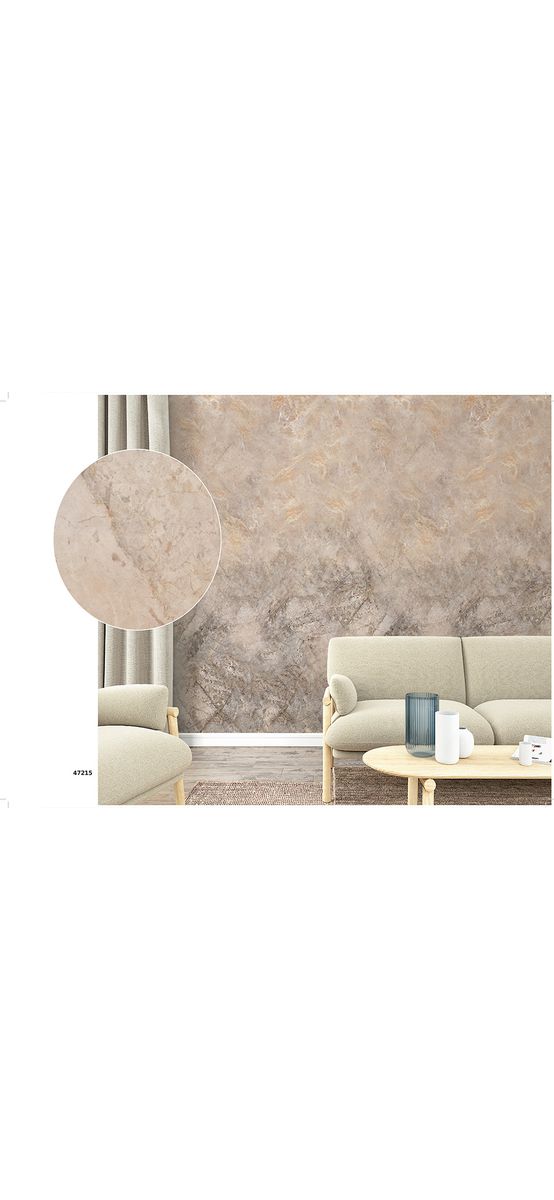 Fototapet imitaţie zid de piatră bej, Marburg Stone, 159x270 cm