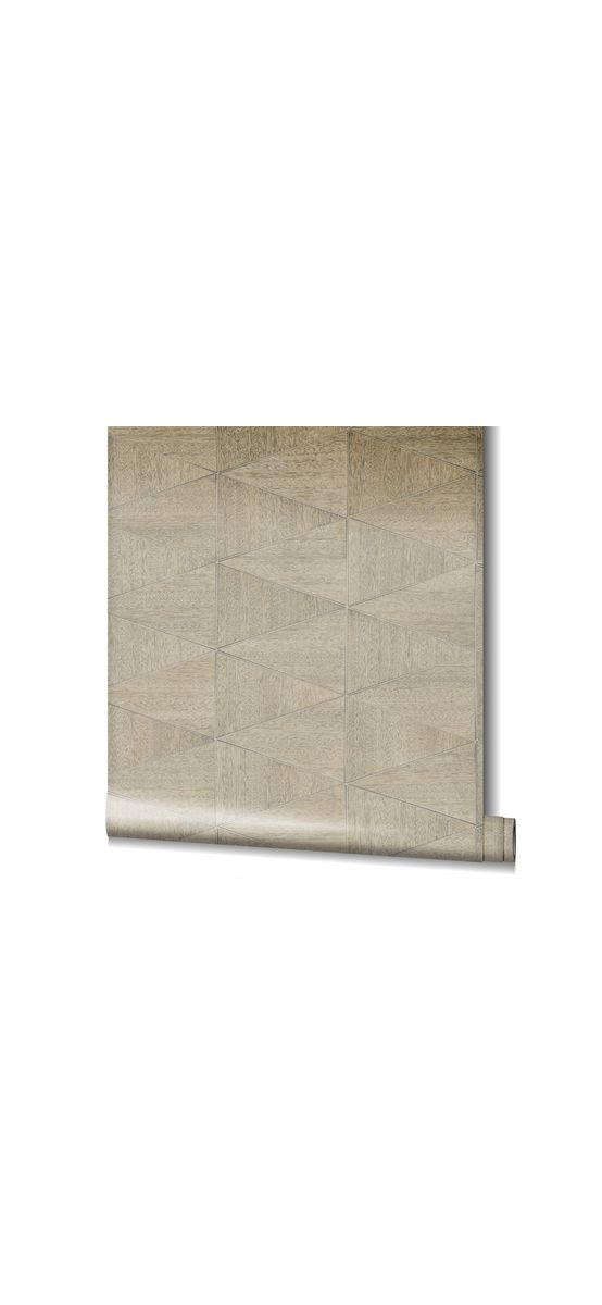 Tapet cu model geometric şi textură lemn, Marburg Travertino 33359, vlies extralavabil