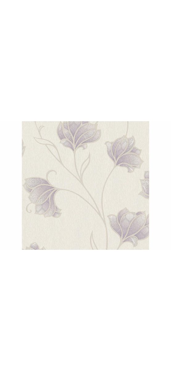 Tapet floral violet Spotlight Estelle