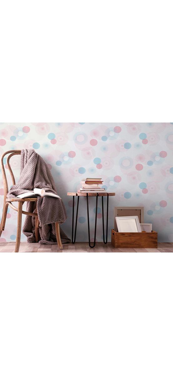 Tapet modern, Erismann, rozete pastel, Novara 1011605