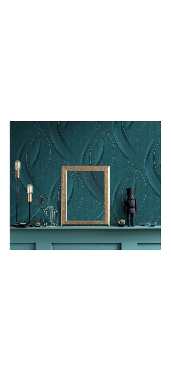 Tapet modern albastru, model geometric, Erismann GMK 3 1021819