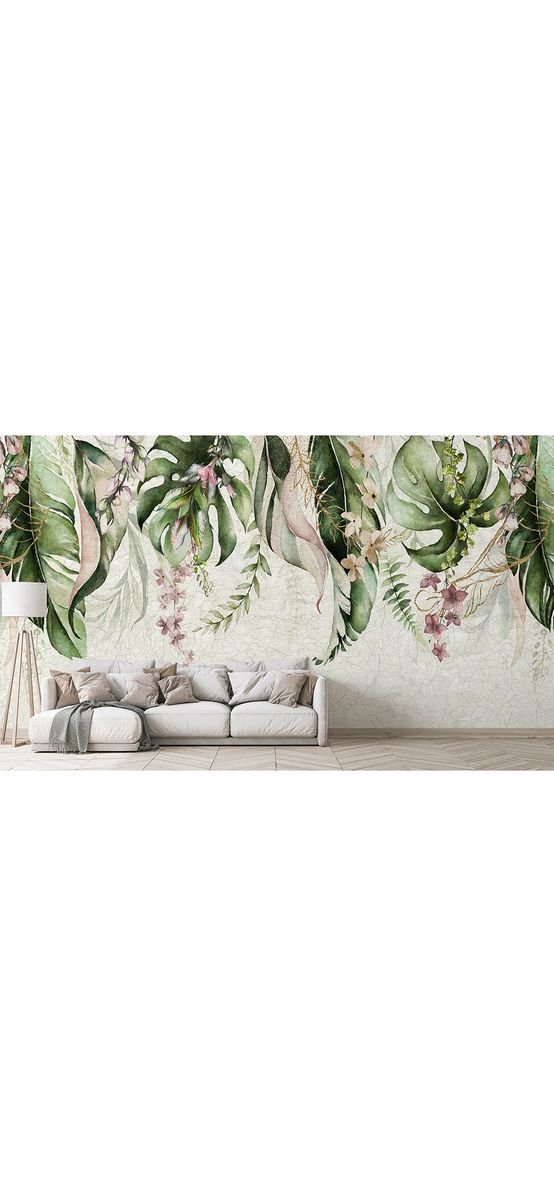 Fototapet floral Luana, Marburg 46996, decor cu plante exotice, 270x424 cm