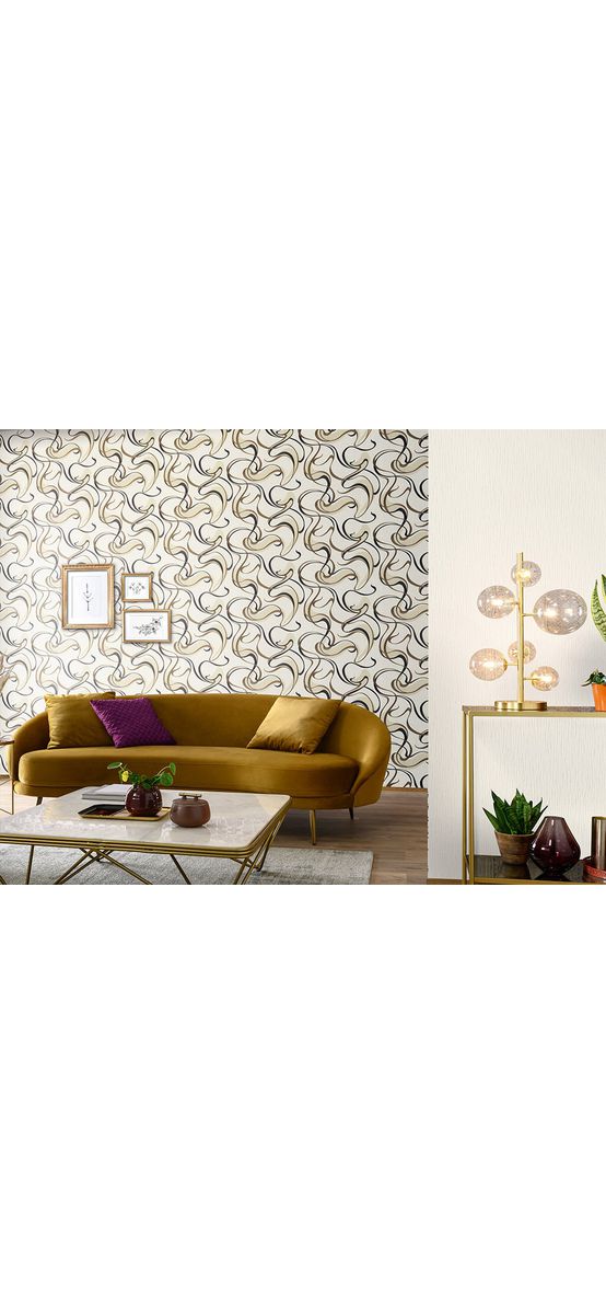 Tapet modern bej, Spotlight 1010530