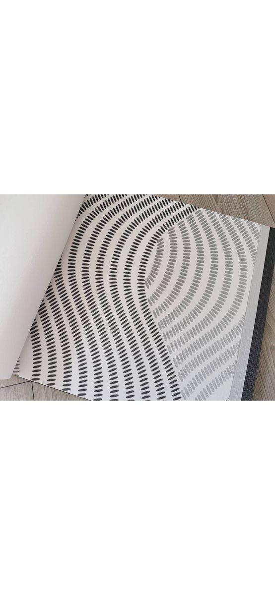 Tapet modern, Erismann, alb cu model geometric gri, GMK 1004510