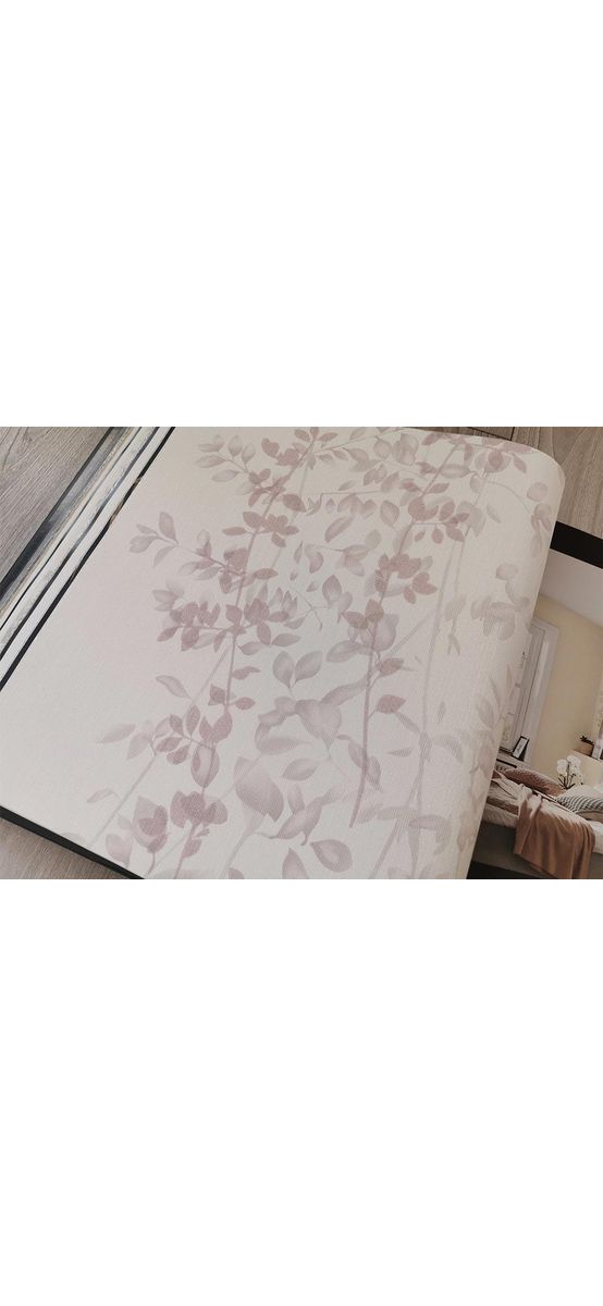 Tapet floral roz, Erismann, model crengi verticale, GMK 1004705