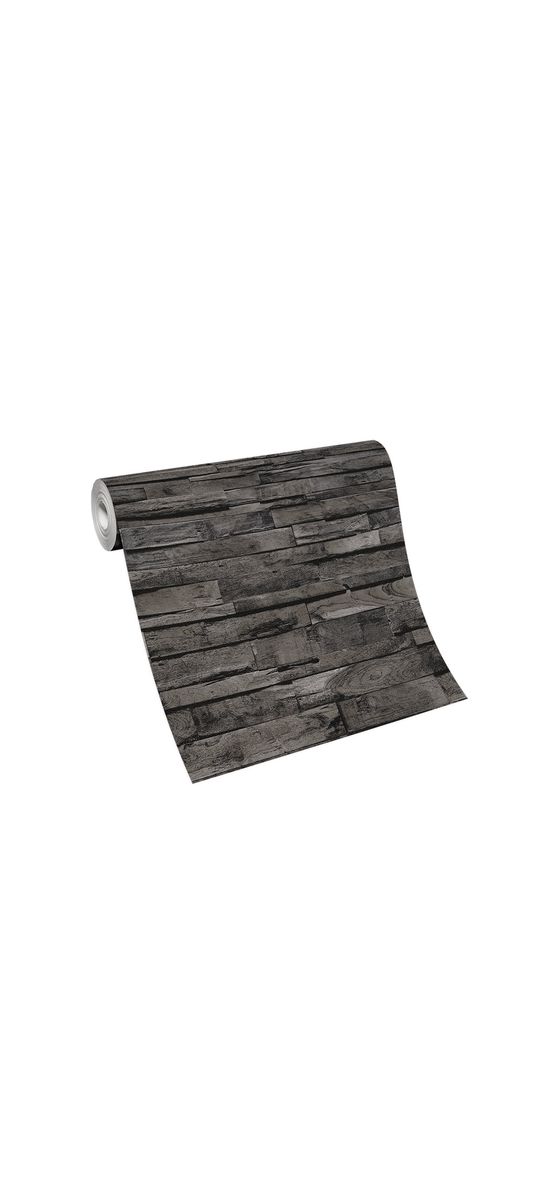Tapet imitaţie piatră decorativă gri închis, Erismann Imitations 1018115