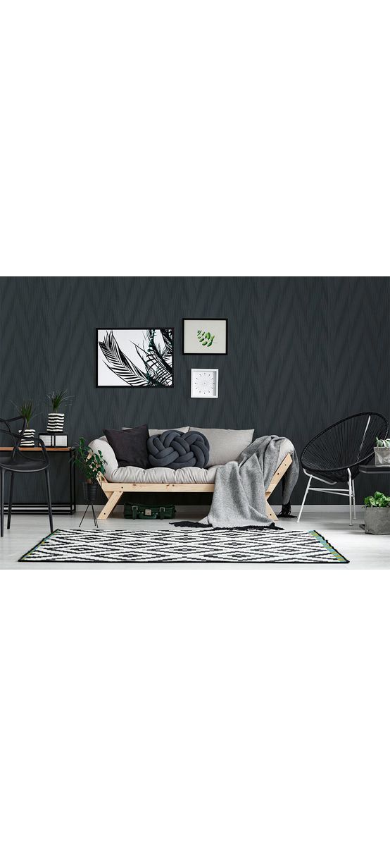 Tapet modern negru, Erismann, Profi Selection 1003315