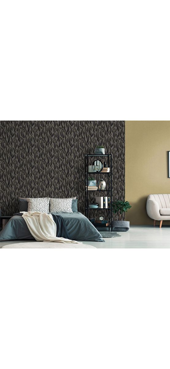 Tapet modern negru Spotlight 1010433