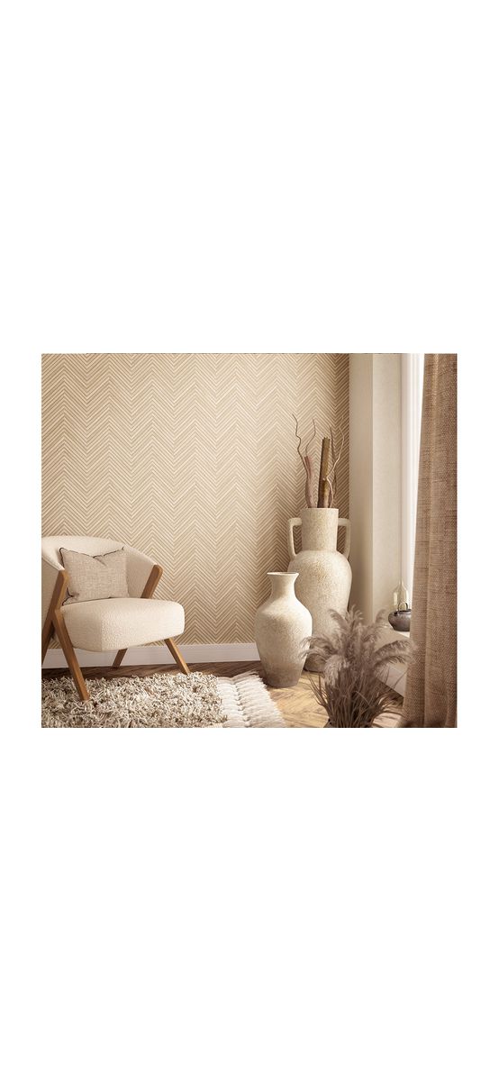 Tapet chevron bej texturat, Marburg Travertino 33376, vlies extralavabil