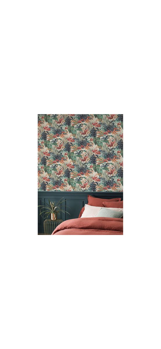 Tapet floral, decor exotic, Home Design 833126