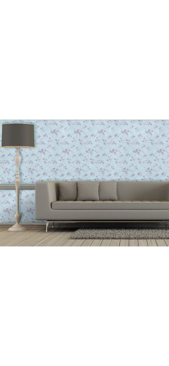Tapet PVC Branche, Folina, decorațiune cu imprimeu floral, tapet cu nuanțe pastel