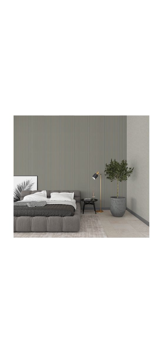 Tapet taupe imitaţie riflaje, Marburg Up to date 34829, vlies extralavabil