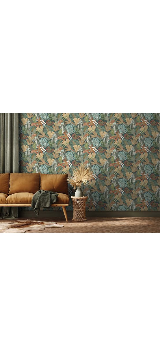 Tapet frunze colorate, Ugepa Eden M36904