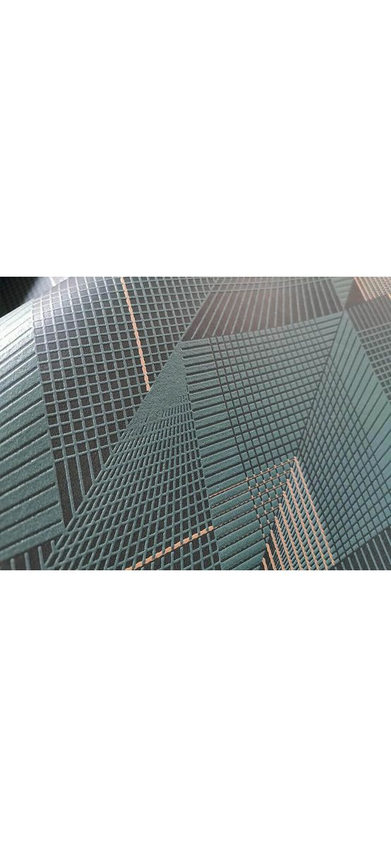 Tapet modern verde, Ugepa, model geometric, Galactik L96704