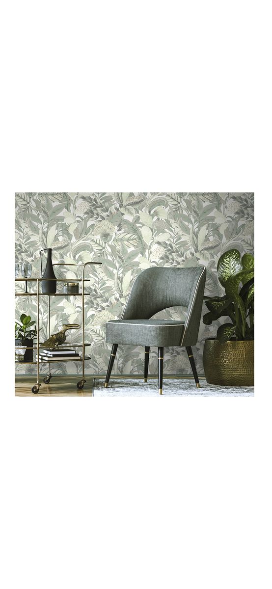 Tapet floral vernil, Erismann Elle decoration 1020207