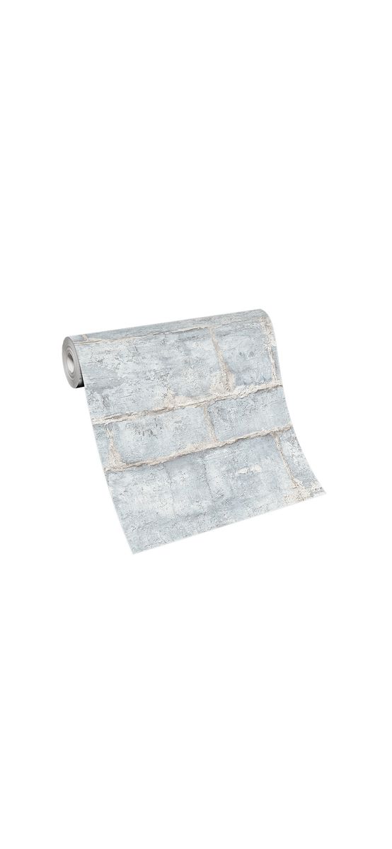Tapet imitaţie zid de piatră gri deschis, Erismann GMK 3, 1022243