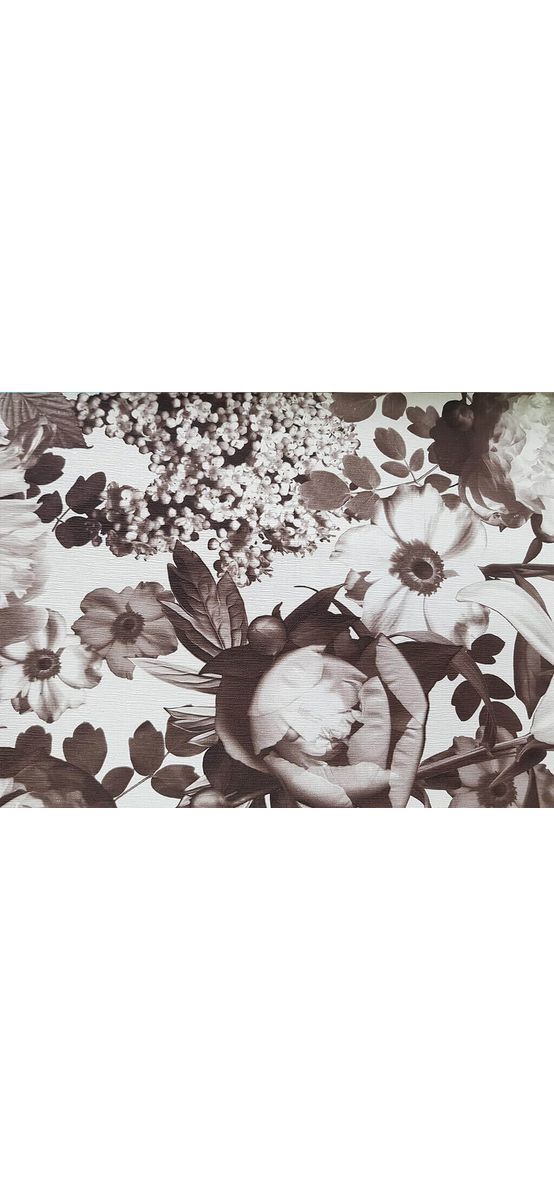 Tapet vlies floral Vintage Queen Vera alb 