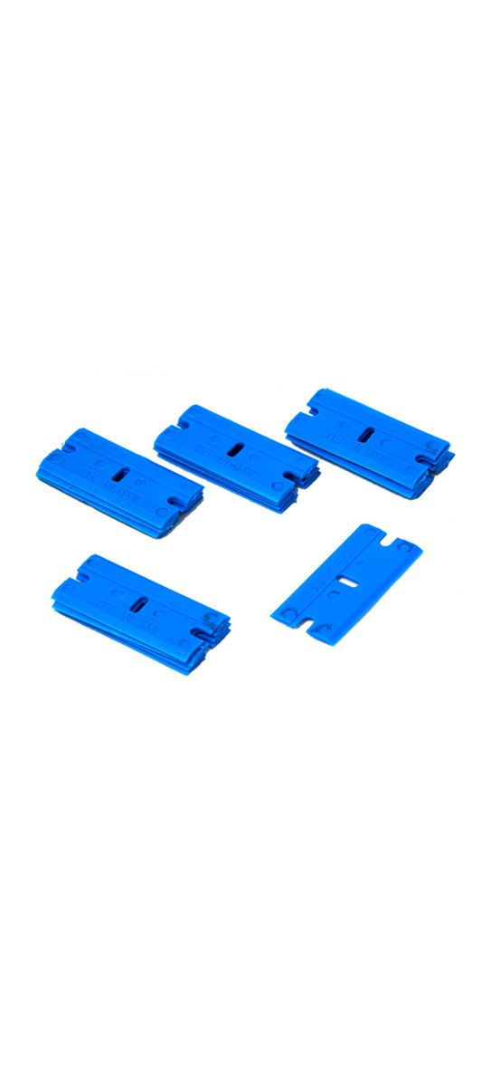 Răzuitor cu lamă din plastic, cu 10 rezerve incluse