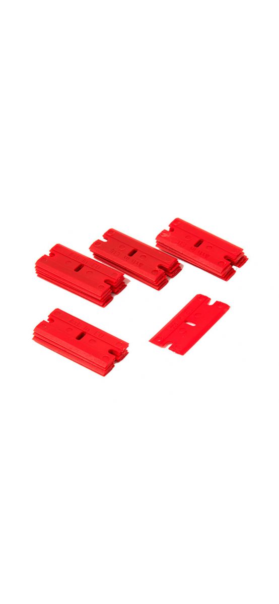 Răzuitor cu lamă din plastic, cu 10 rezerve incluse