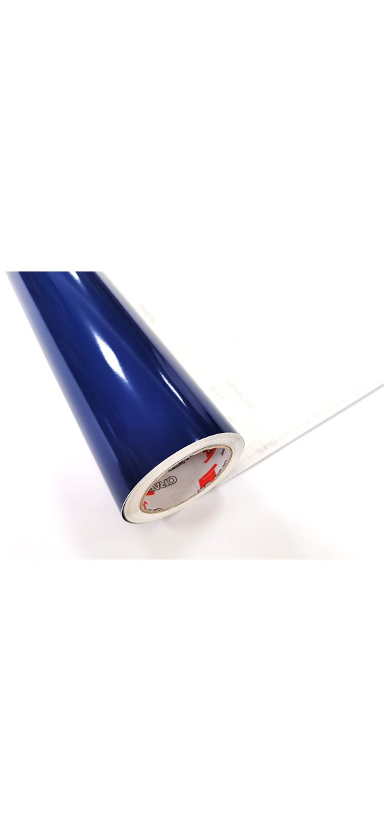 Autocolant albastru închis lucios Oracal 641G Economy Cal, Dark Blue 050, lățime 100 cm