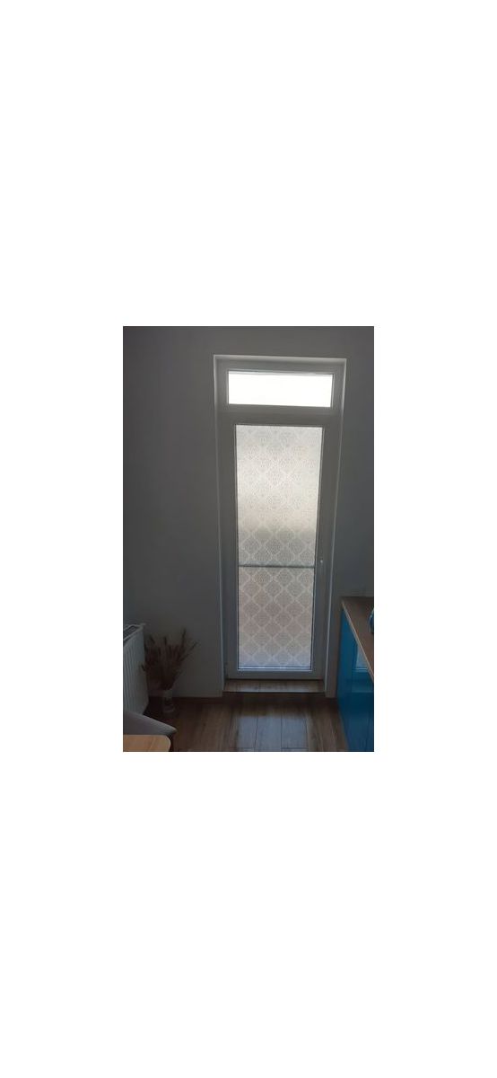 Folie geam autoadezivă Merida, Folina, model elegant, 100 cm lăţime