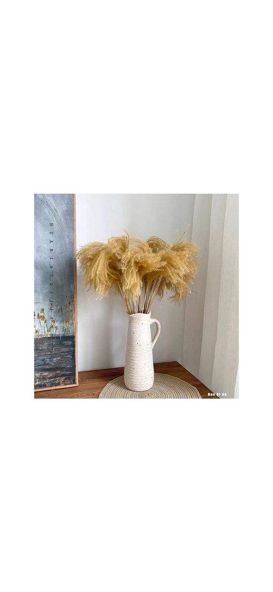 Vază ceramică tip ulcior, crem nisipiu, 28 cm înălţime