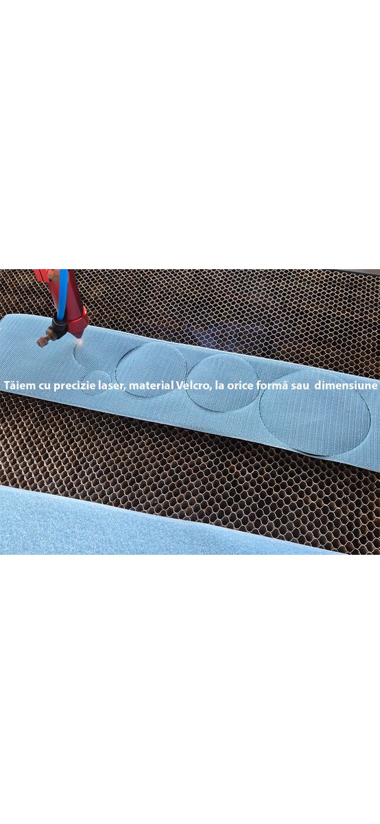 Set bandă arici, Velcro cu adeziv, benzi Hook and Loop, set bandă cu scai și puf ideală pentru cusut, role cu lățimea de 20cm - culoare alb